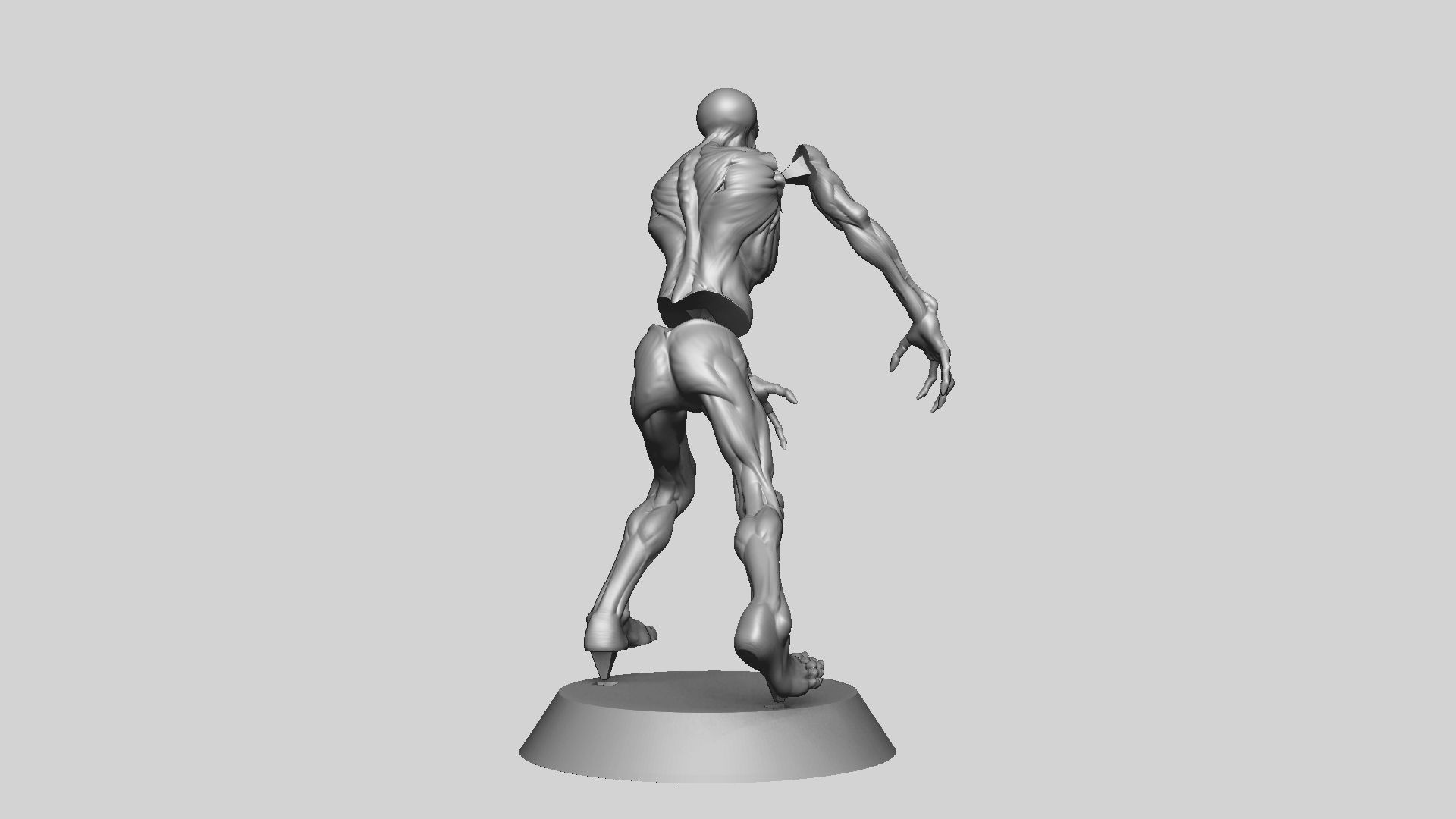 Zombie Undead Pose 03 3D print model_27