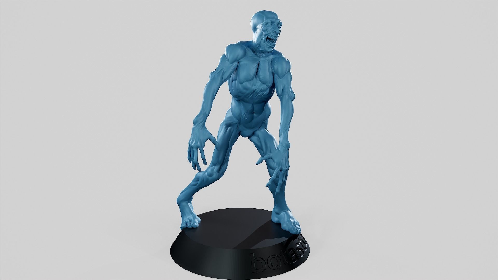 Zombie Undead Pose 03 3D print model_3