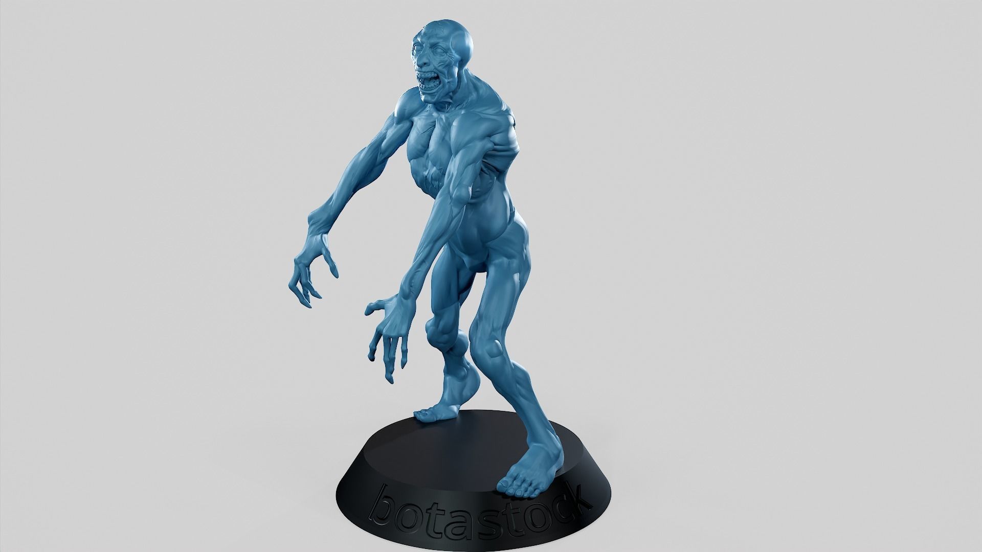 Zombie Undead Pose 03 3D print model_46