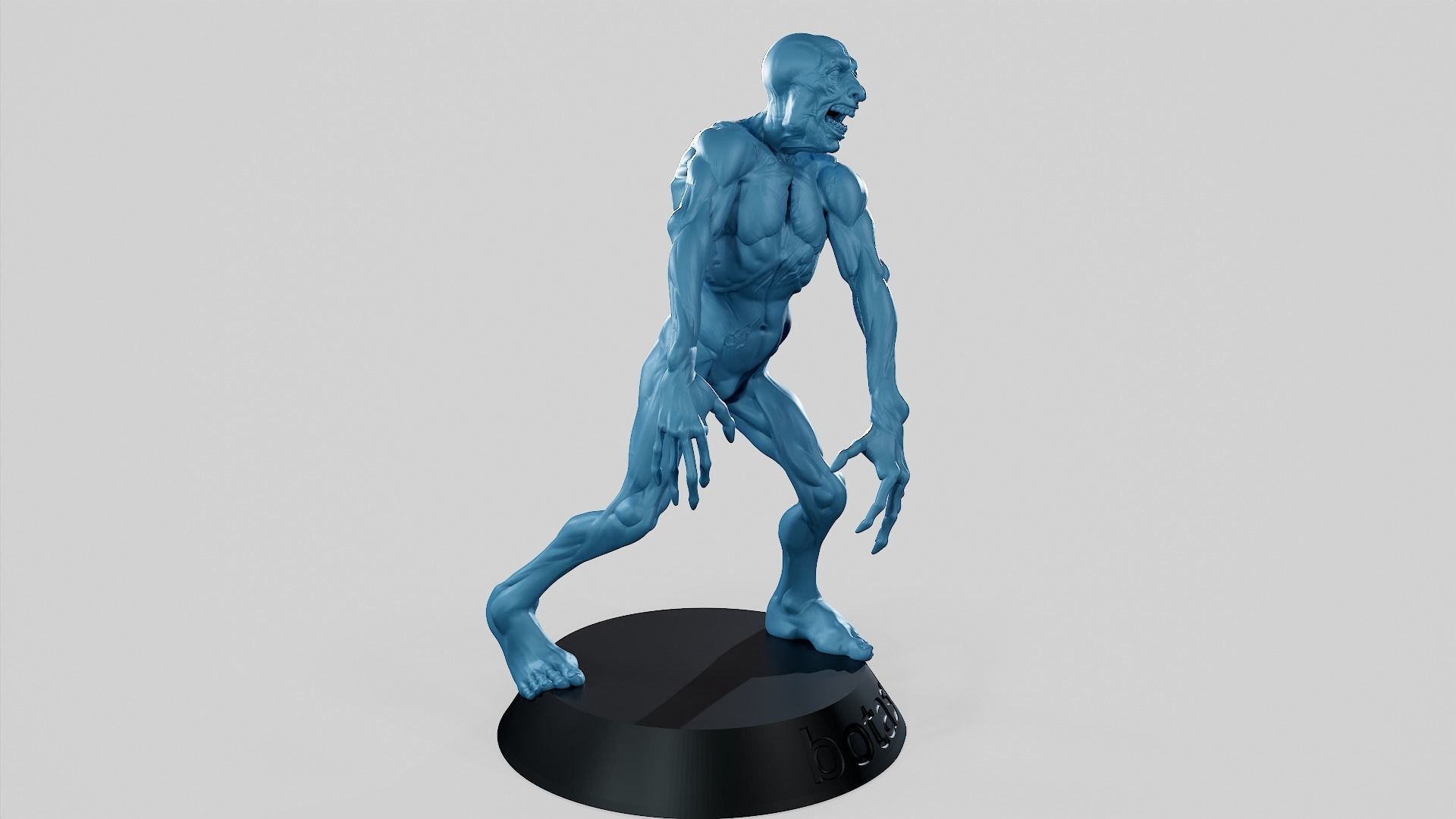 Zombie Undead Pose 03 3D print model_5