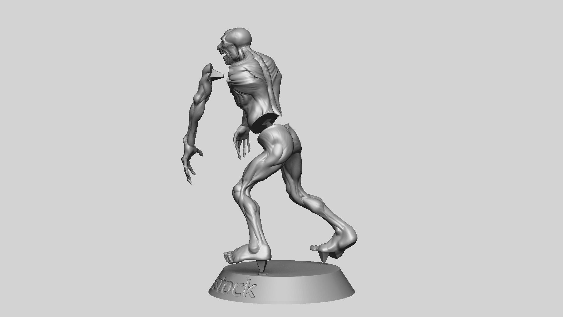 Zombie Undead Pose 03 3D print model_23