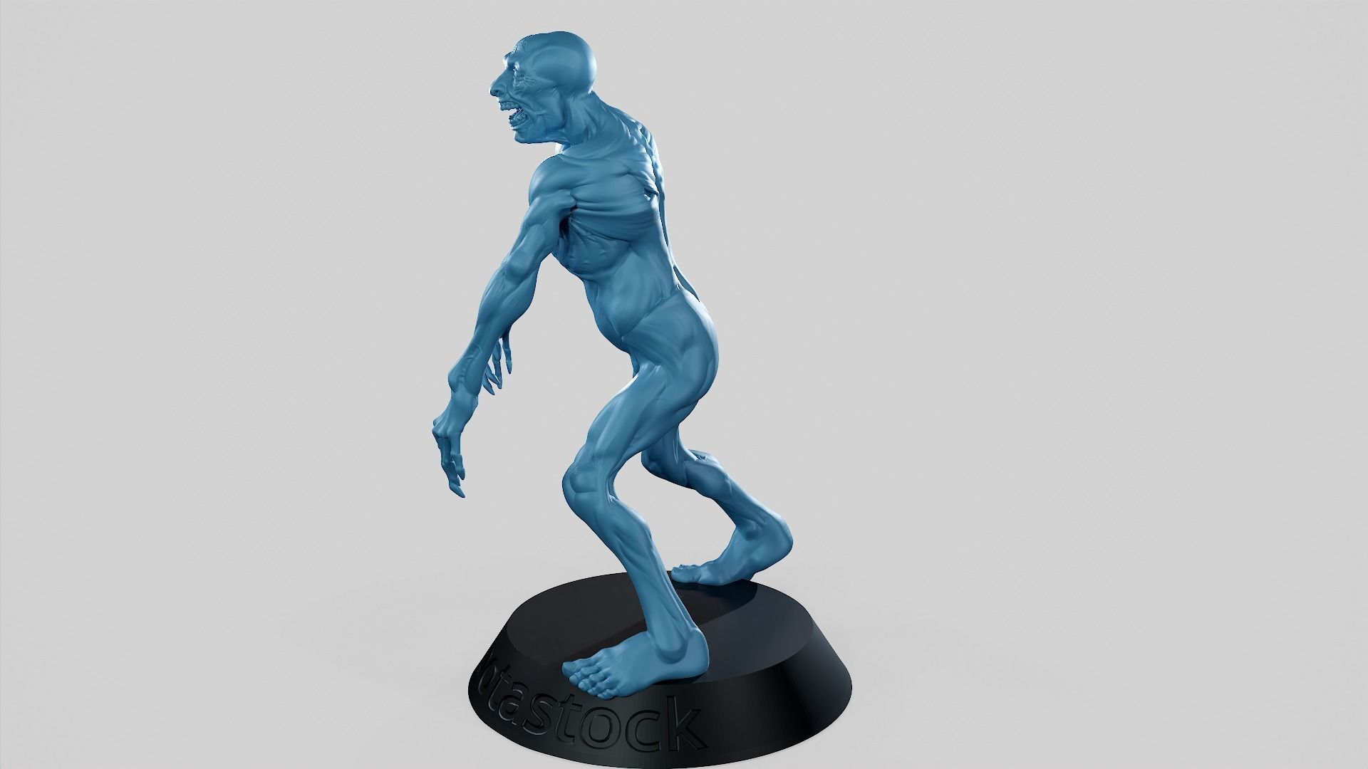 Zombie Undead Pose 03 3D print model_42