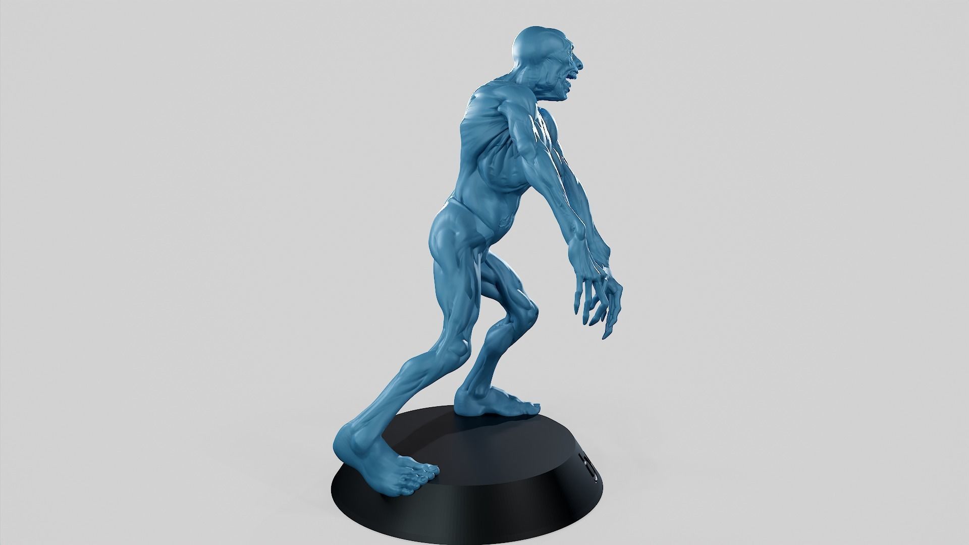 Zombie Undead Pose 03 3D print model_9