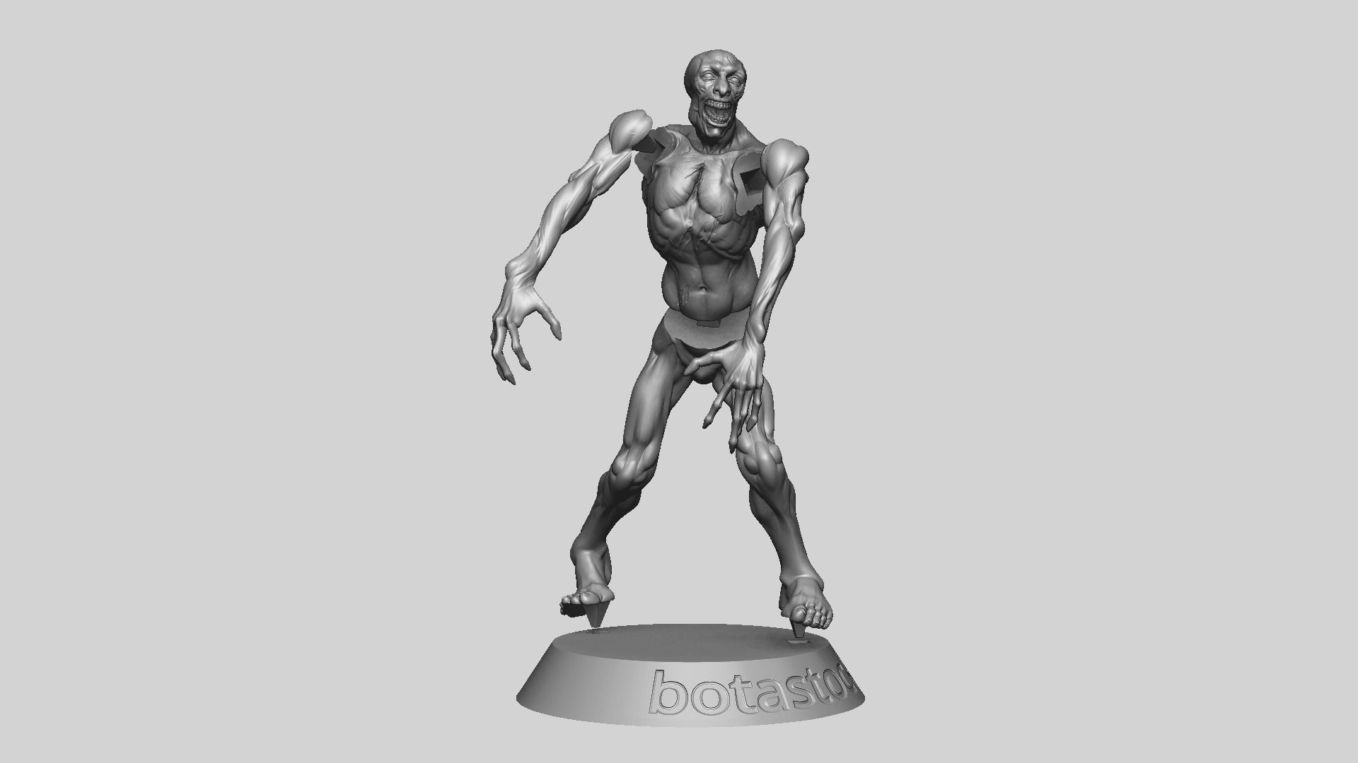 Zombie Undead Pose 03 3D print model_18