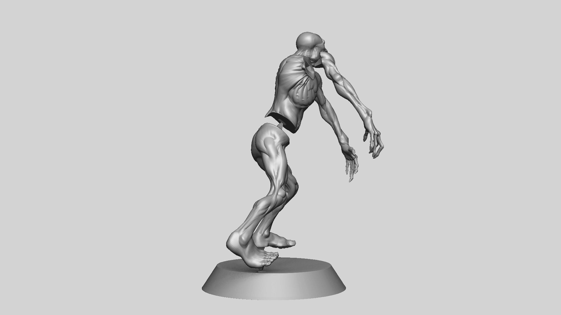 Zombie Undead Pose 03 3D print model_29