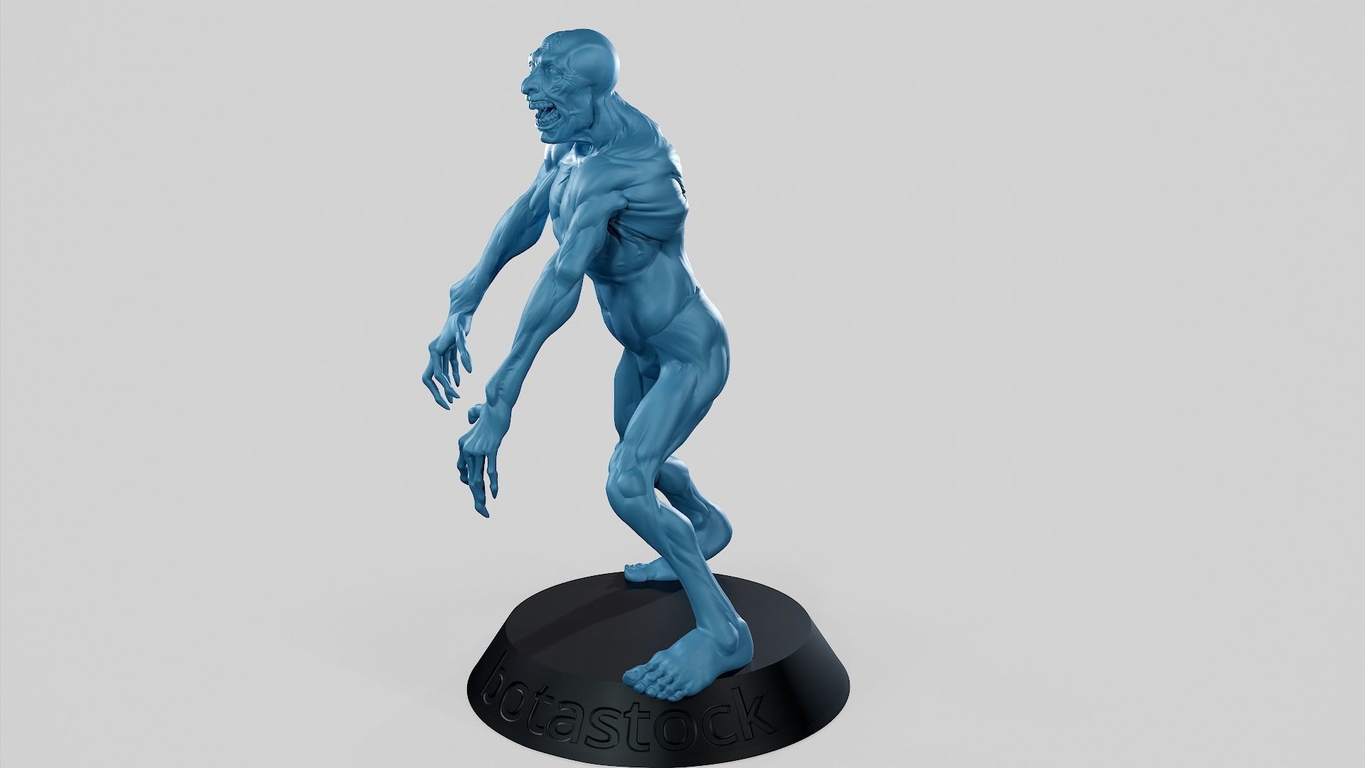 Zombie Undead Pose 03 3D print model_44