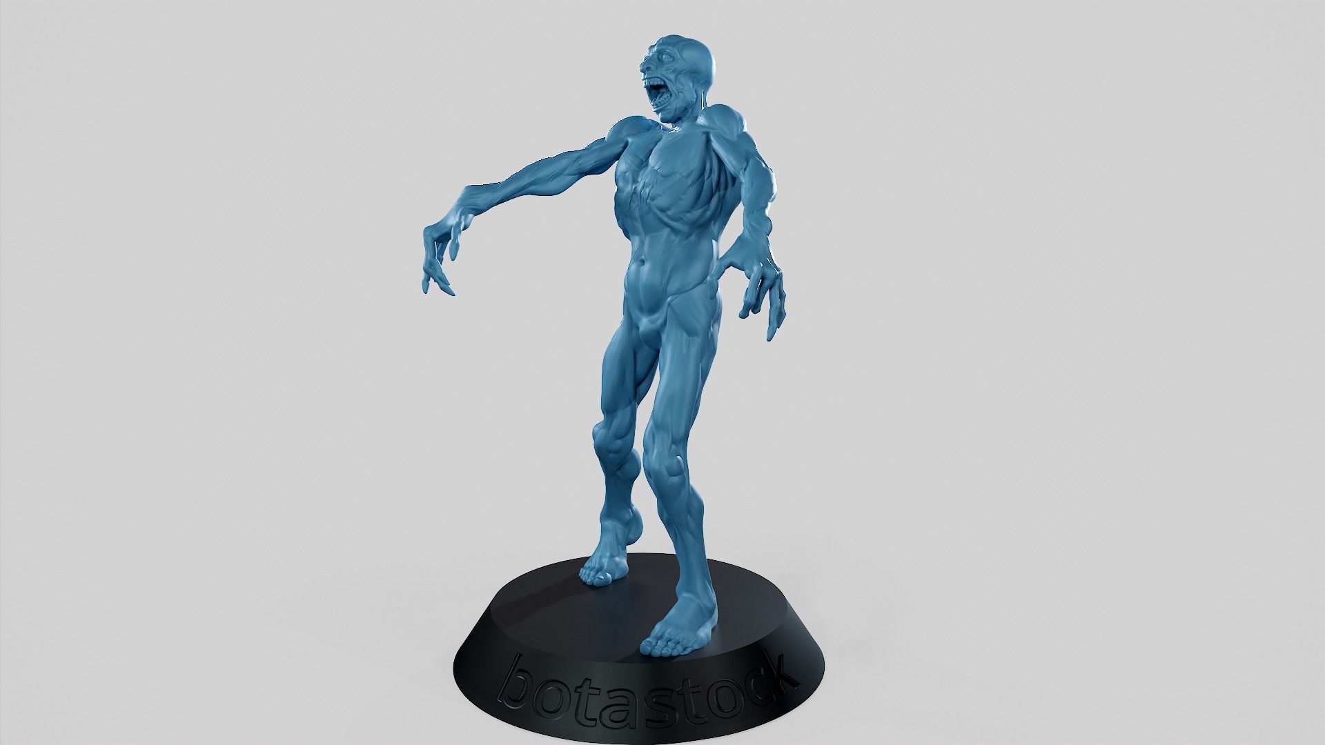 Zombie Undead Pose 04 3D print model_6