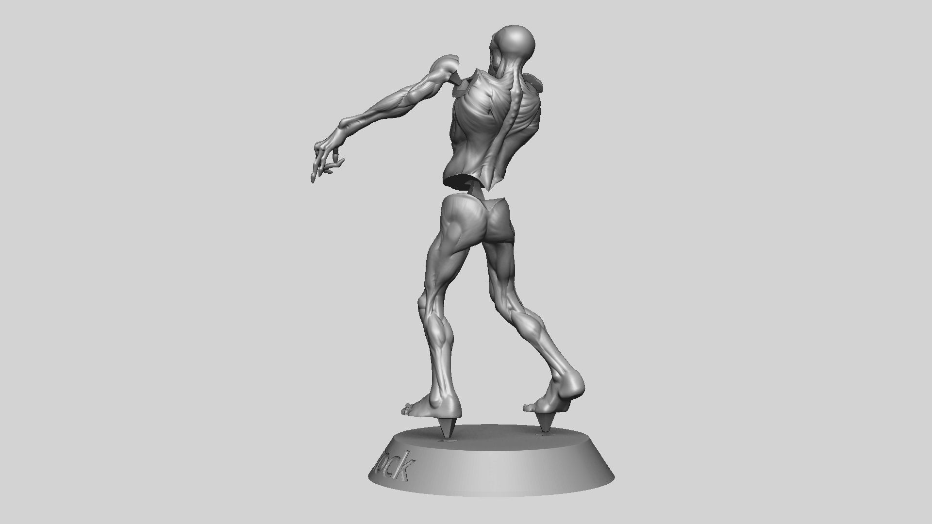 Zombie Undead Pose 04 3D print model_24