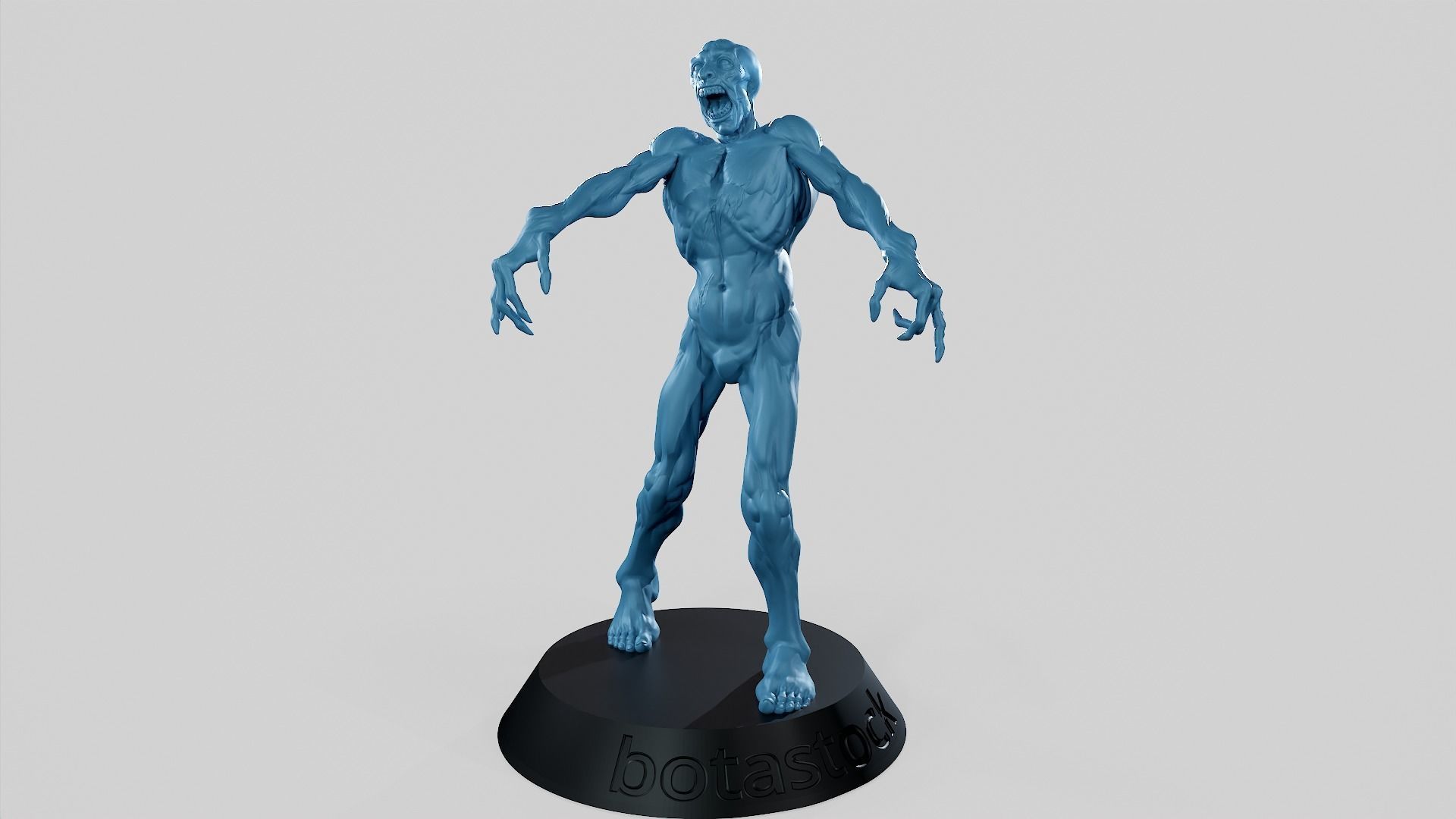 Zombie Undead Pose 04 3D print model_4