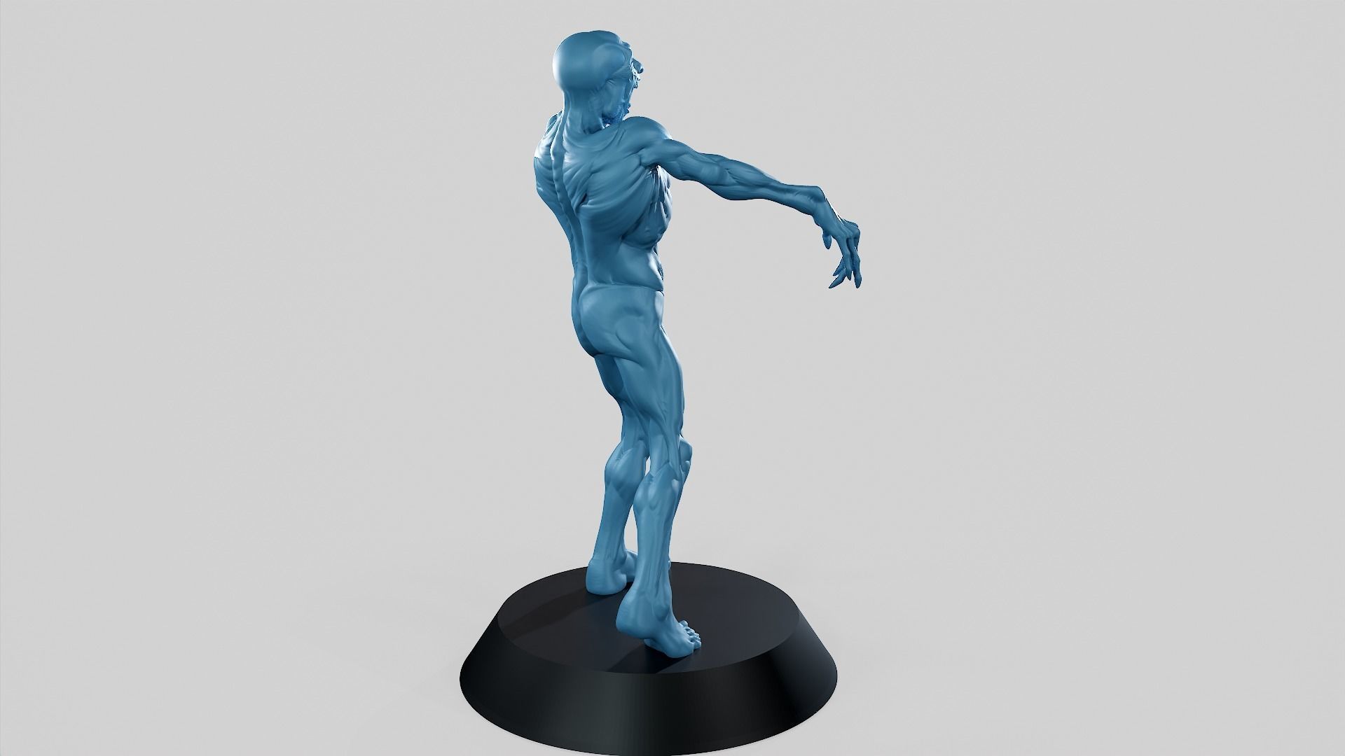 Zombie Undead Pose 04 3D print model_39