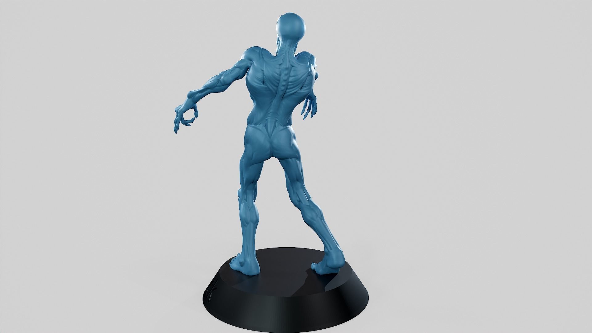 Zombie Undead Pose 04 3D print model_17