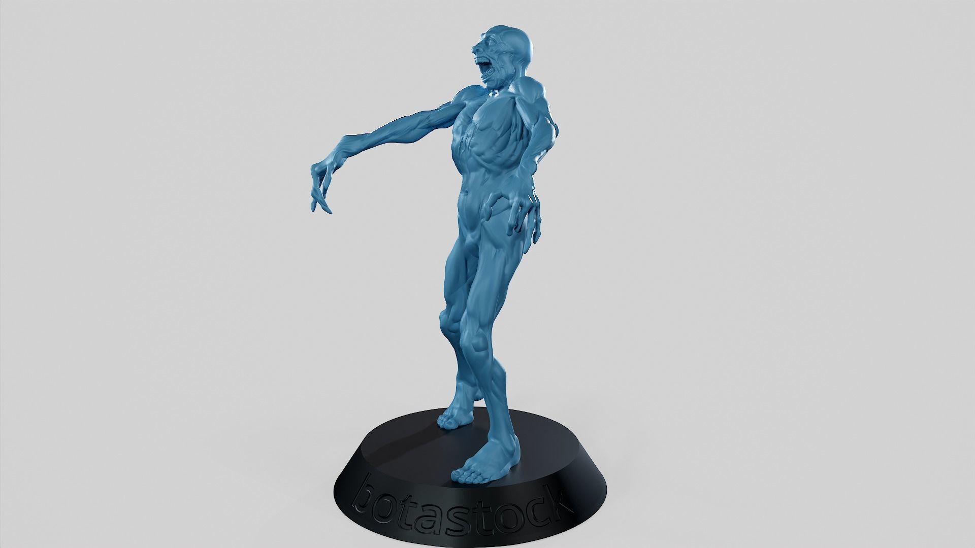 Zombie Undead Pose 04 3D print model_7