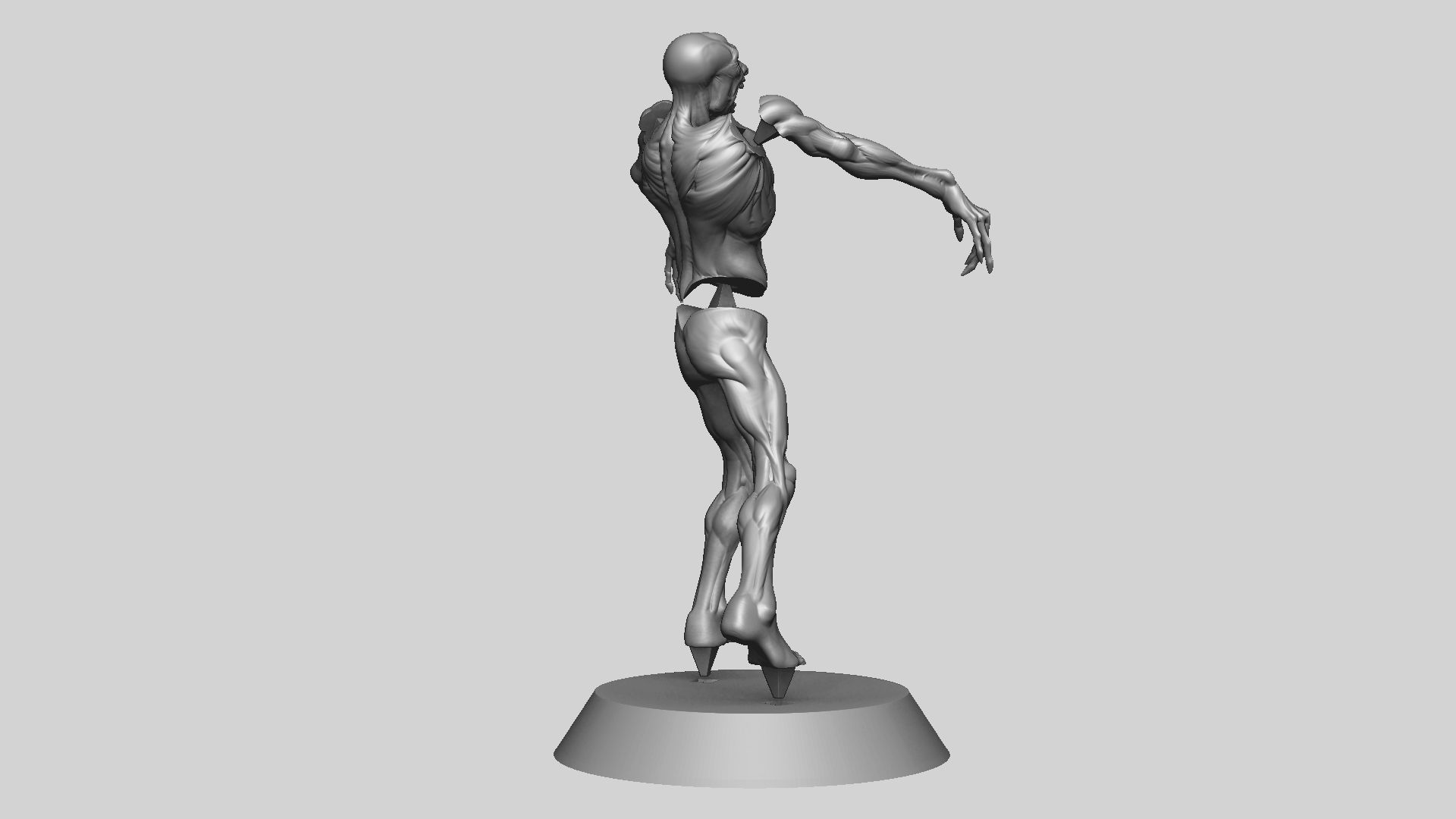 Zombie Undead Pose 04 3D print model_28