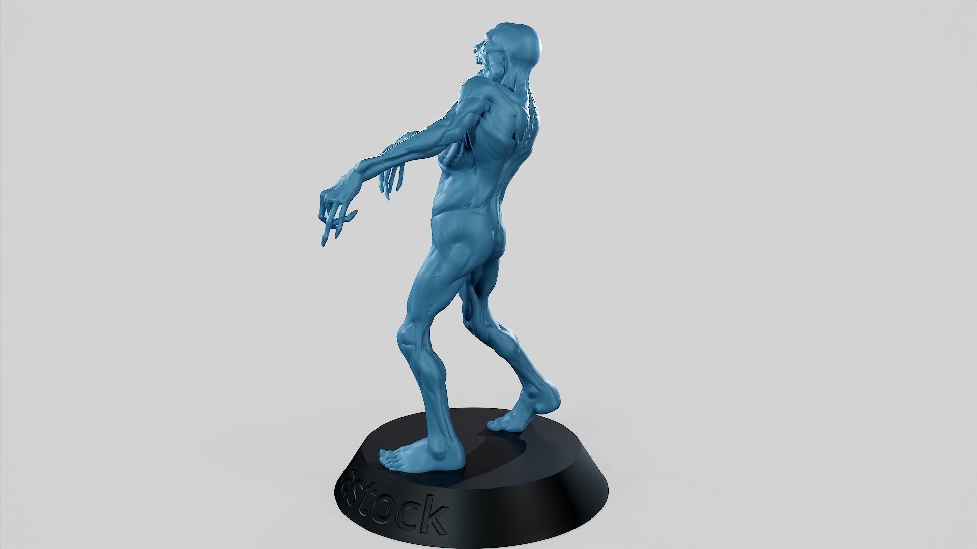 Zombie Undead Pose 04 3D print model_12