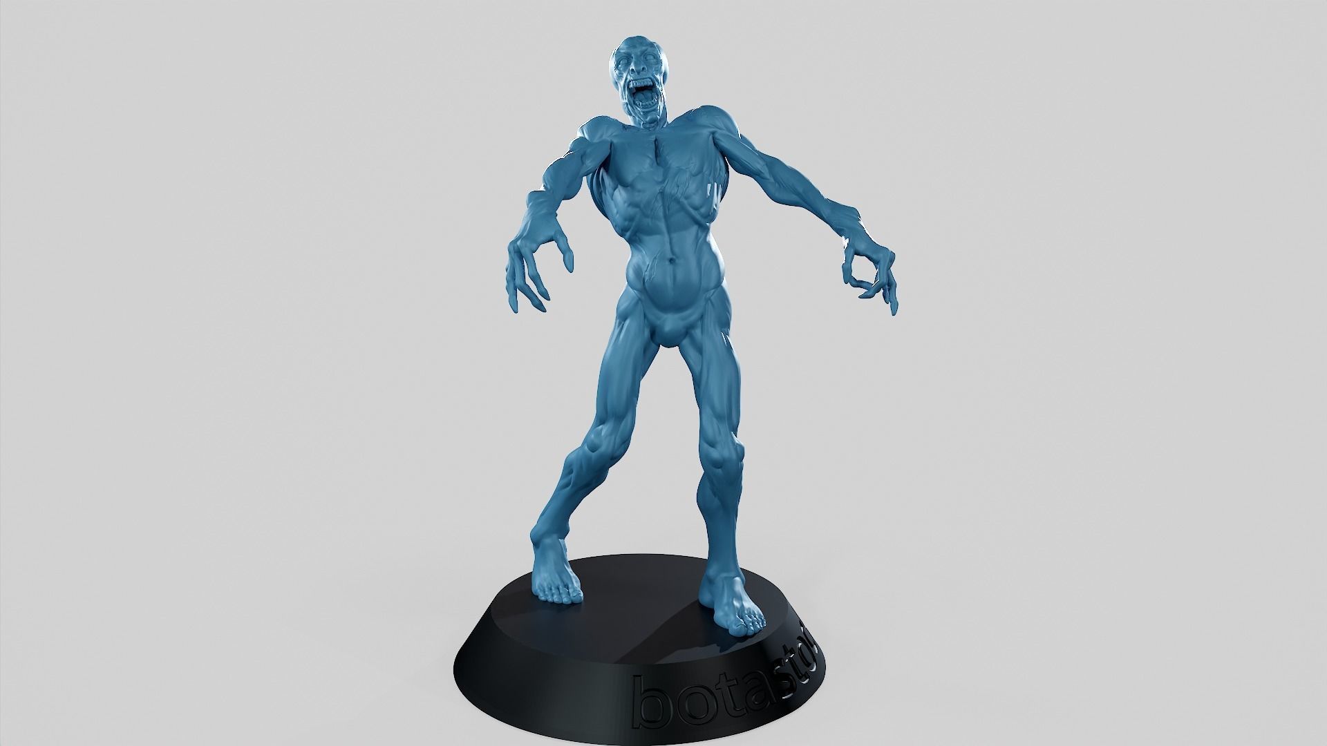 Zombie Undead Pose 04 3D print model_50