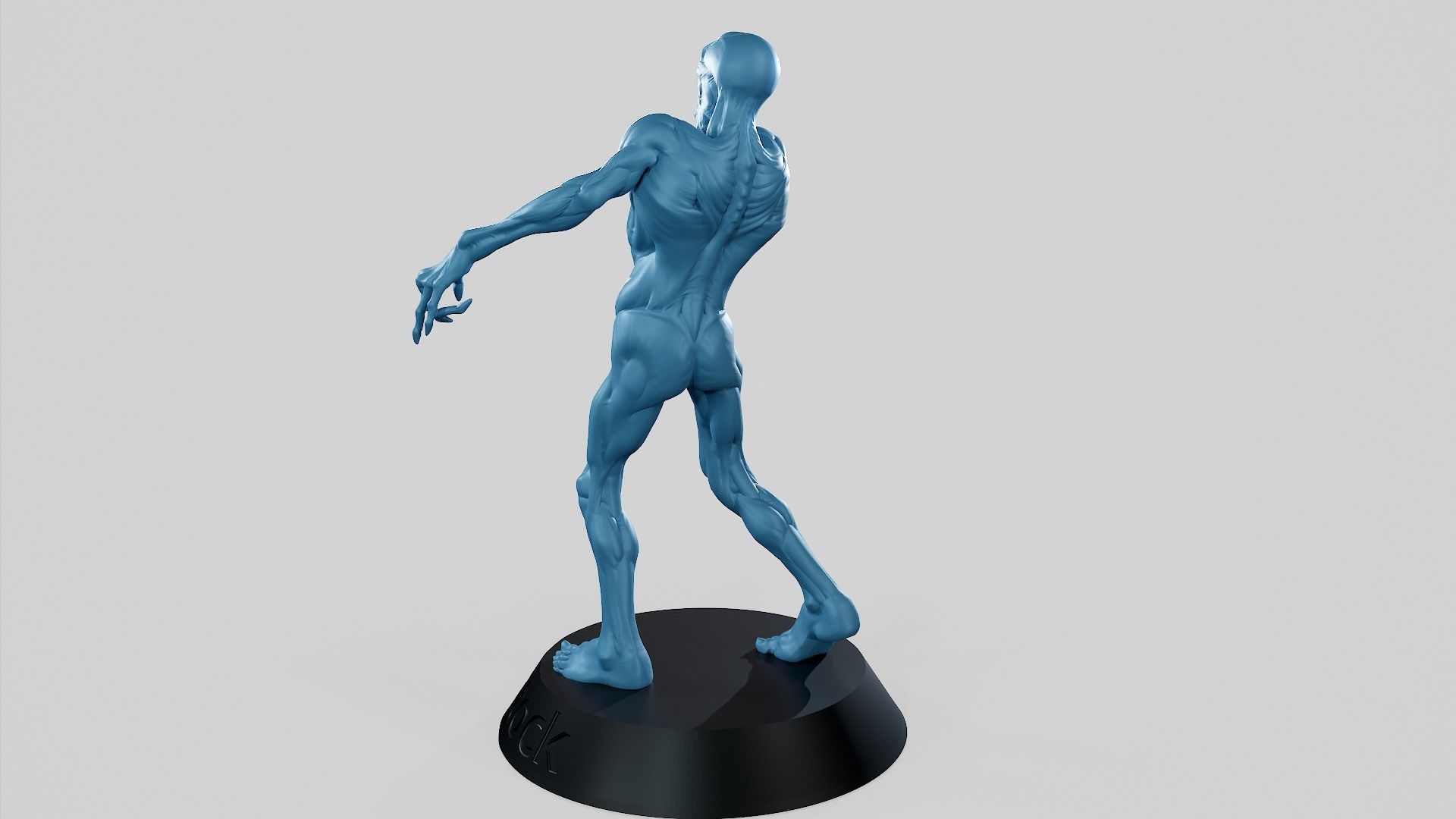 Zombie Undead Pose 04 3D print model_15