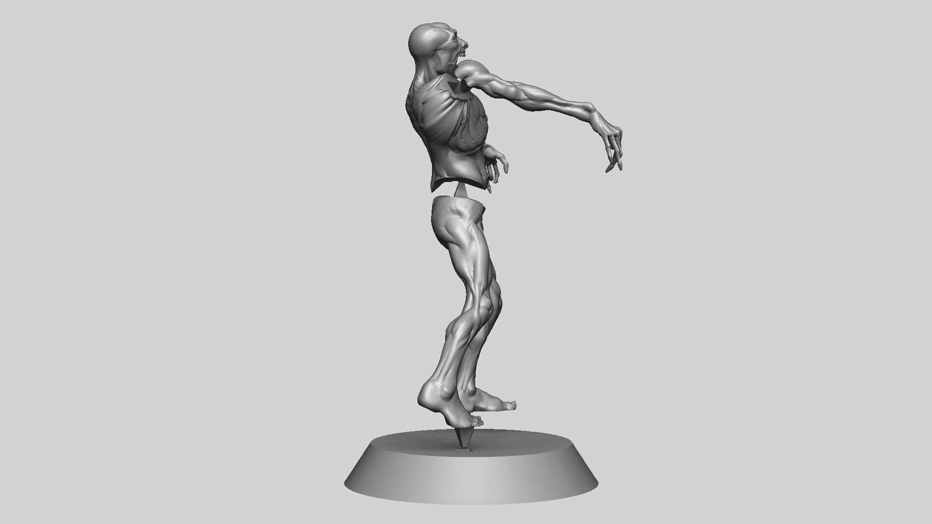 Zombie Undead Pose 04 3D print model_29