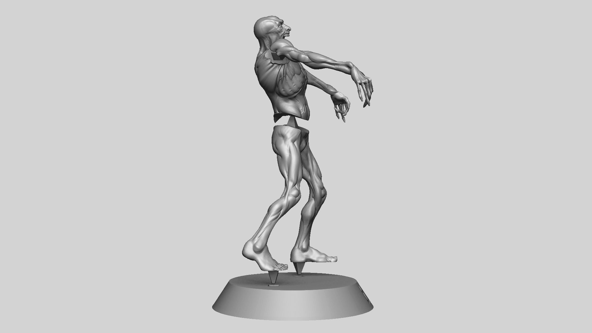 Zombie Undead Pose 04 3D print model_30