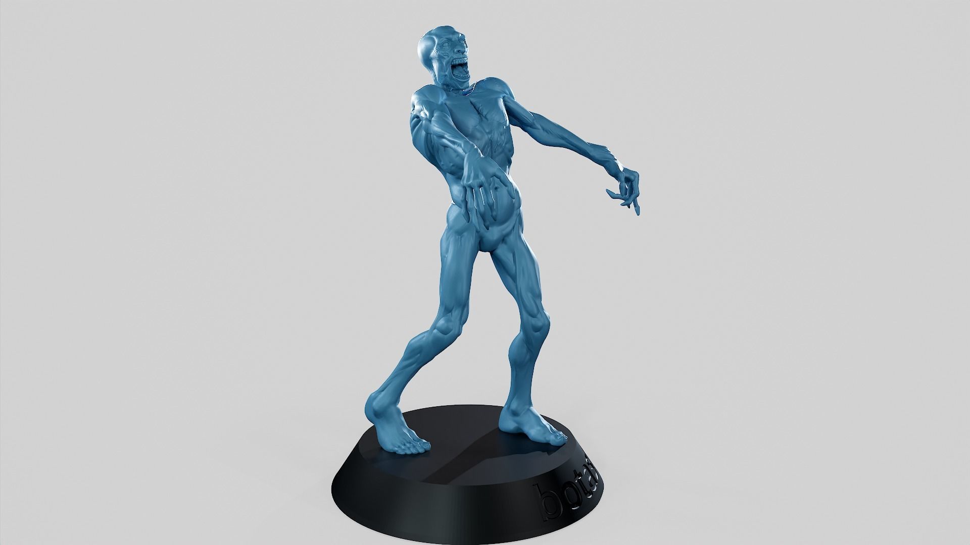 Zombie Undead Pose 04 3D print model_47
