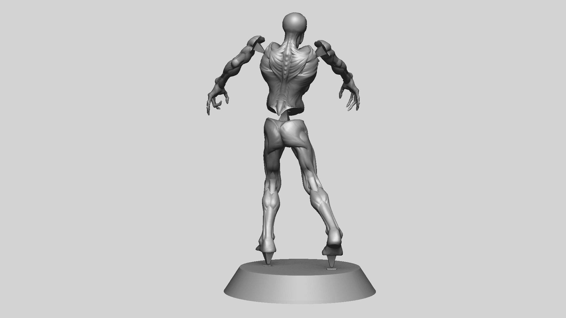 Zombie Undead Pose 04 3D print model_26