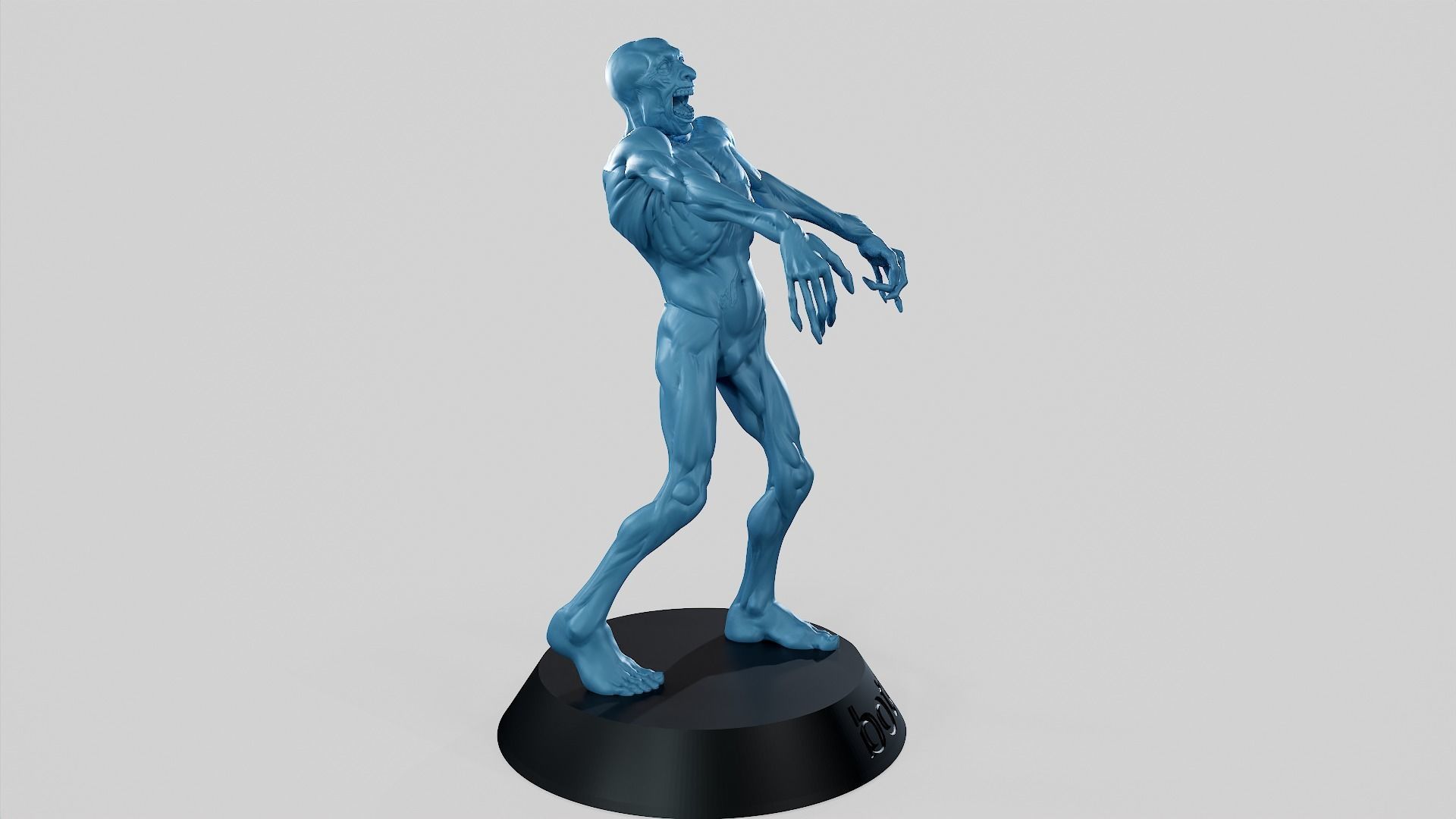 Zombie Undead Pose 04 3D print model_45