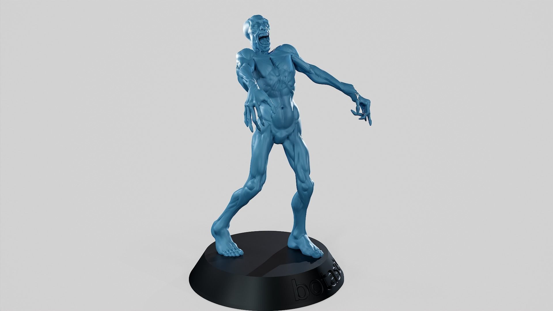 Zombie Undead Pose 04 3D print model_48