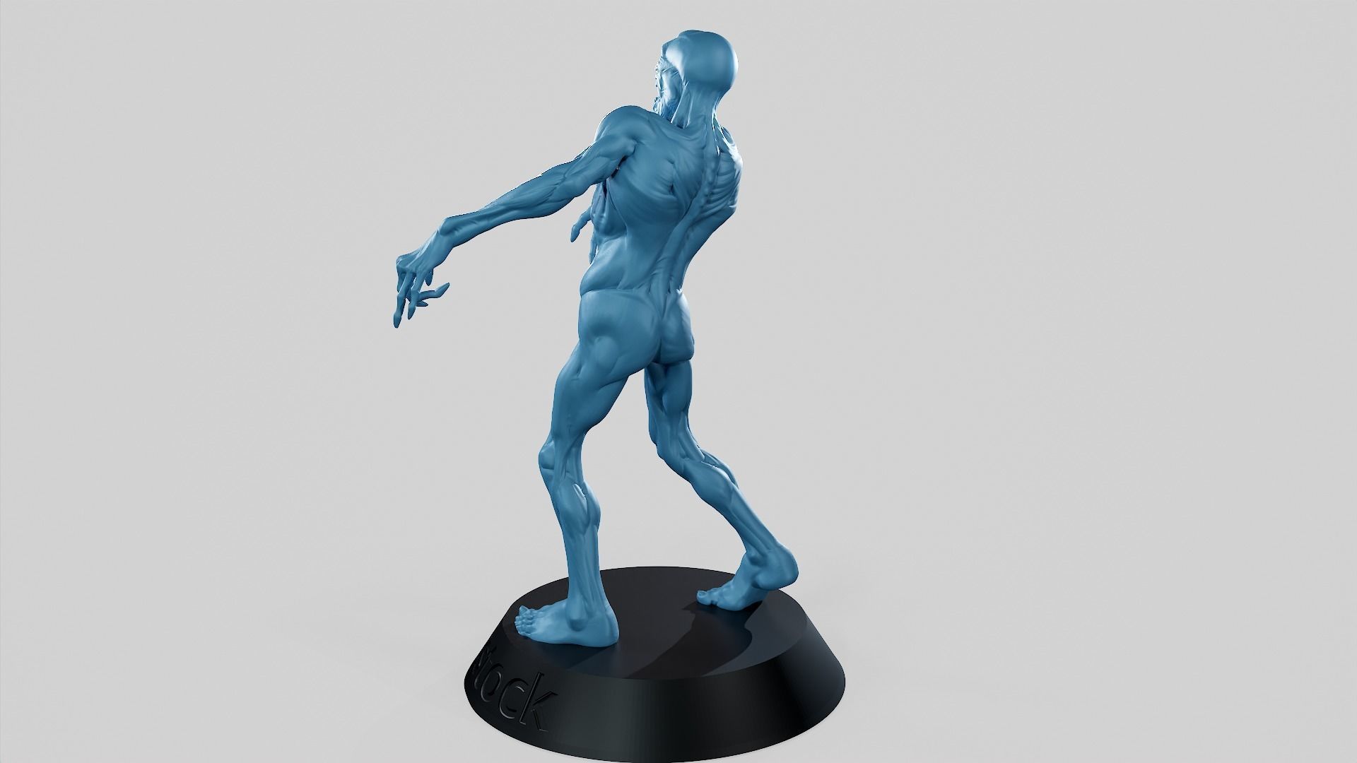 Zombie Undead Pose 04 3D print model_14