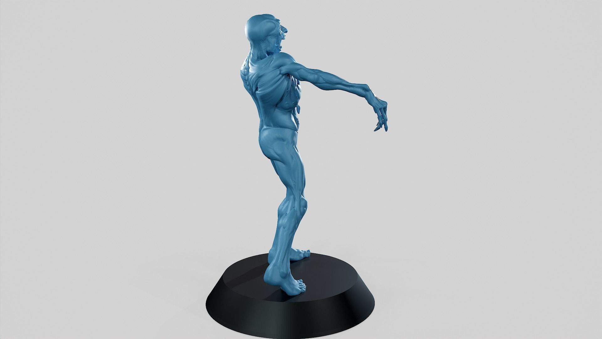 Zombie Undead Pose 04 3D print model_40