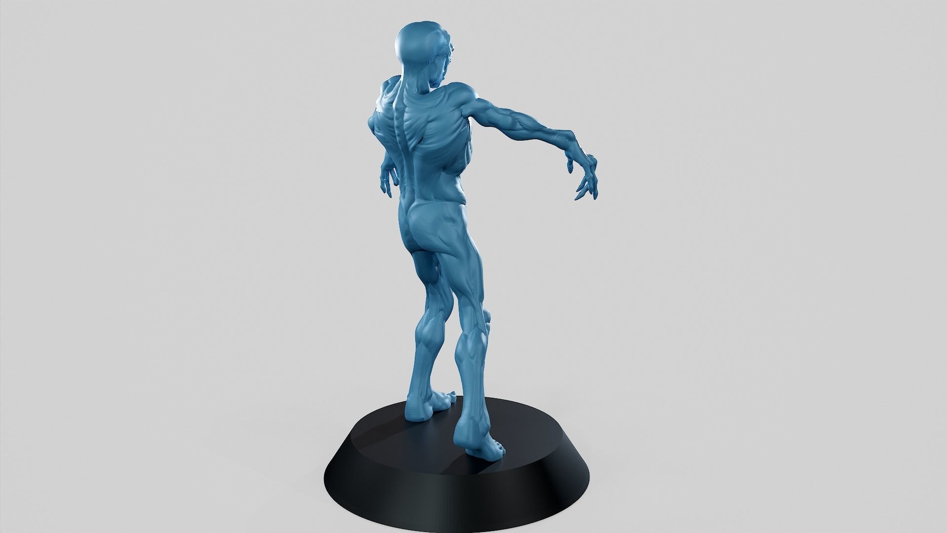 Zombie Undead Pose 04 3D print model_38
