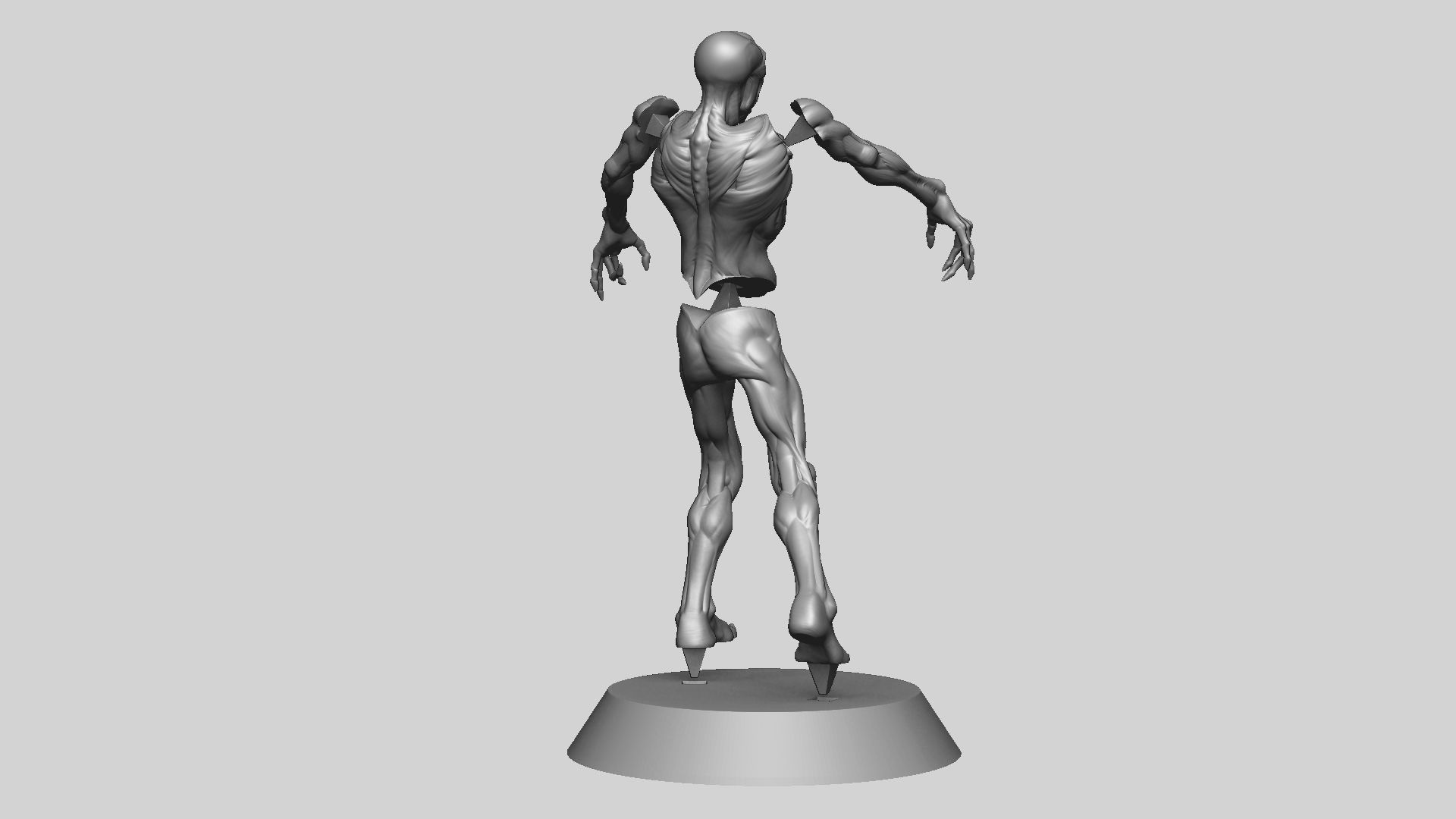 Zombie Undead Pose 04 3D print model_27