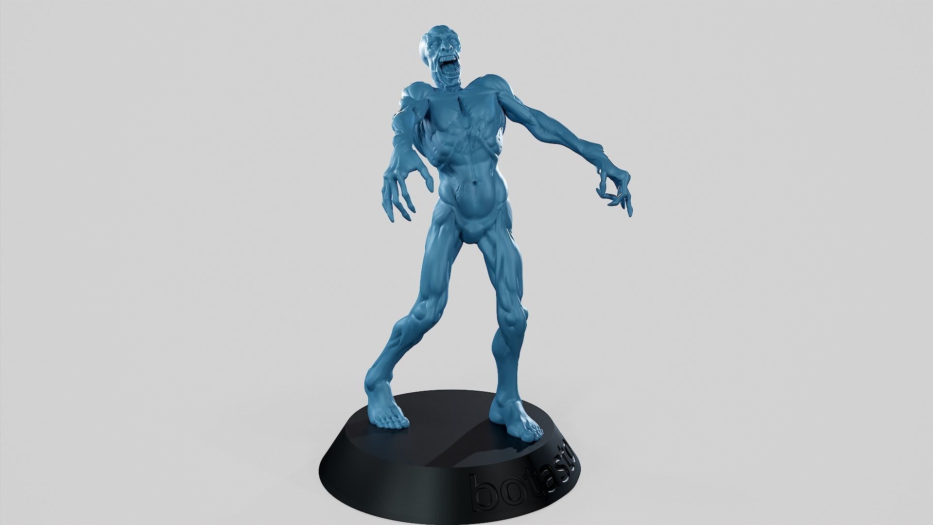 Zombie Undead Pose 04 3D print model_49