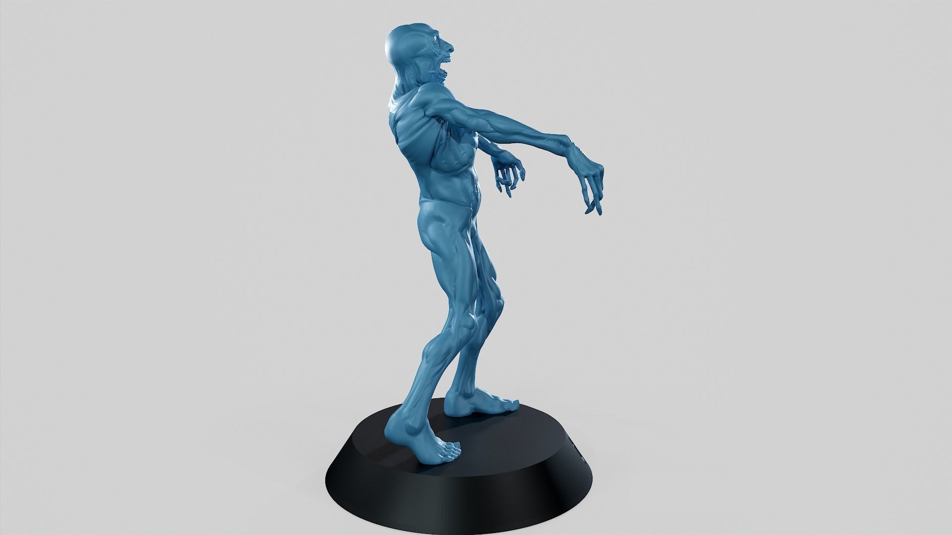 Zombie Undead Pose 04 3D print model_42