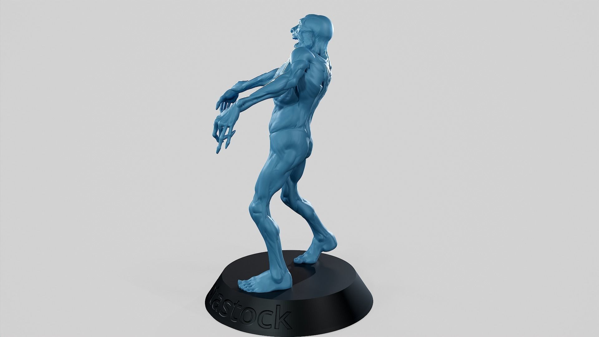 Zombie Undead Pose 04 3D print model_11