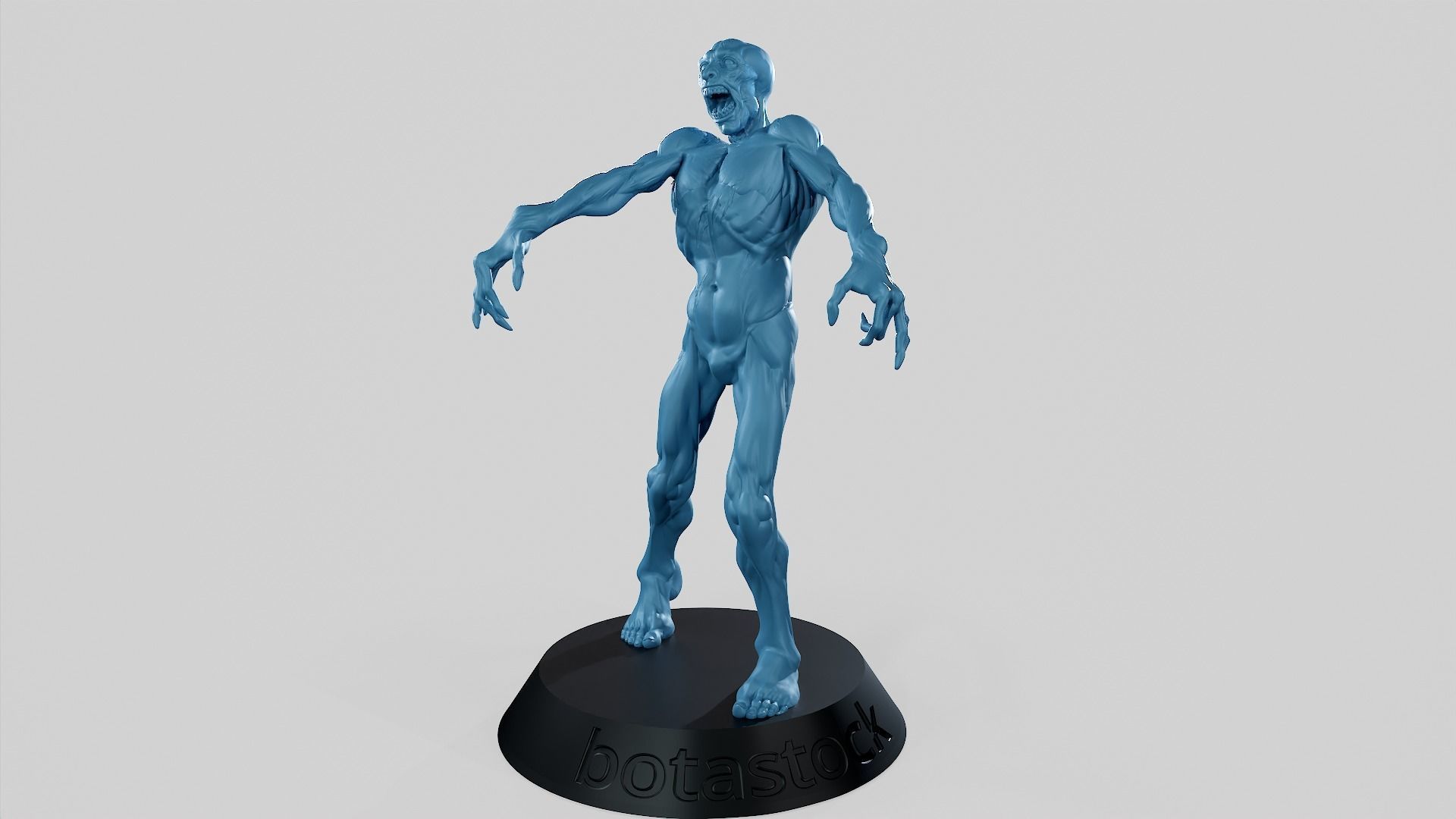 Zombie Undead Pose 04 3D print model_5