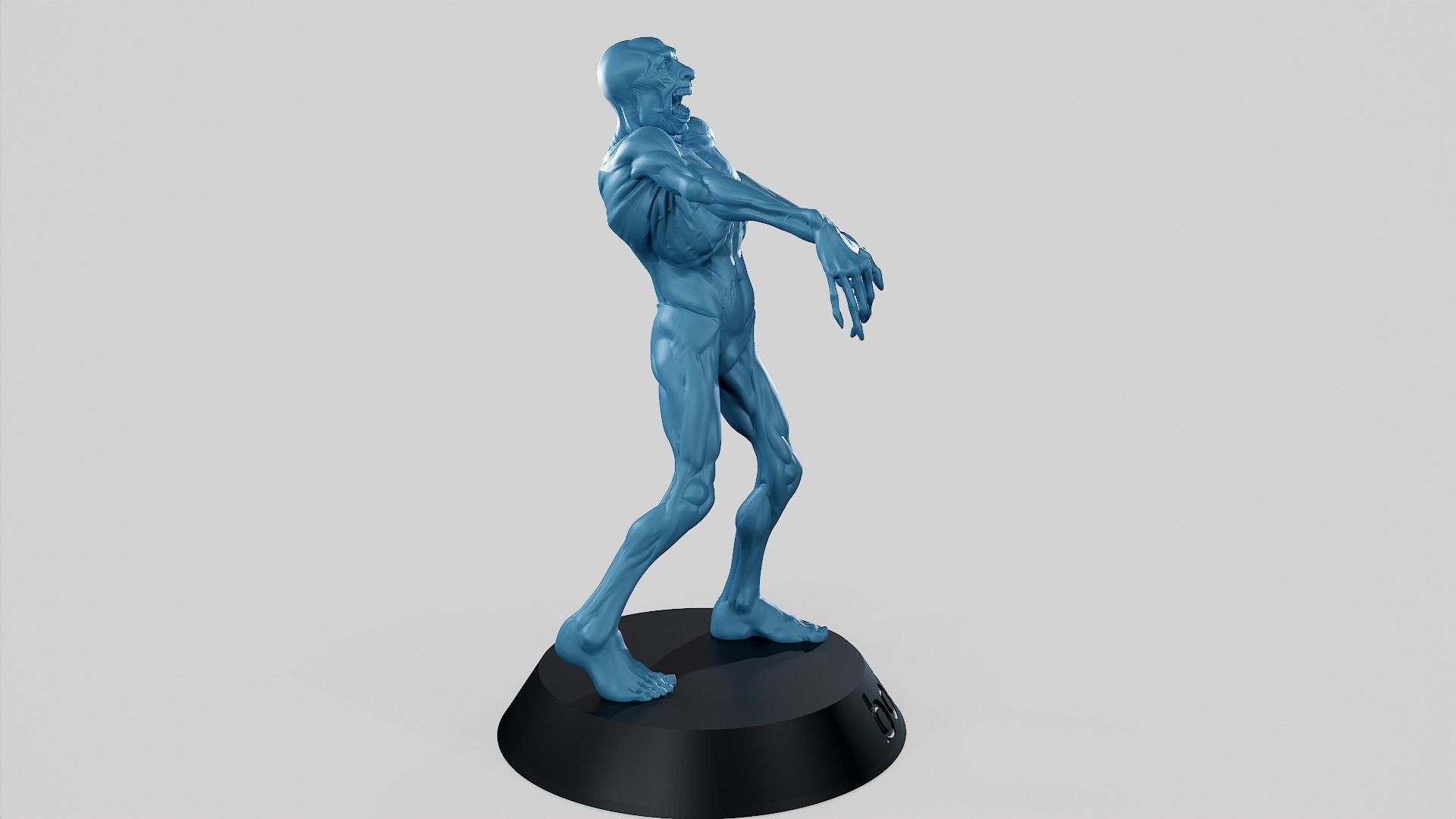 Zombie Undead Pose 04 3D print model_44