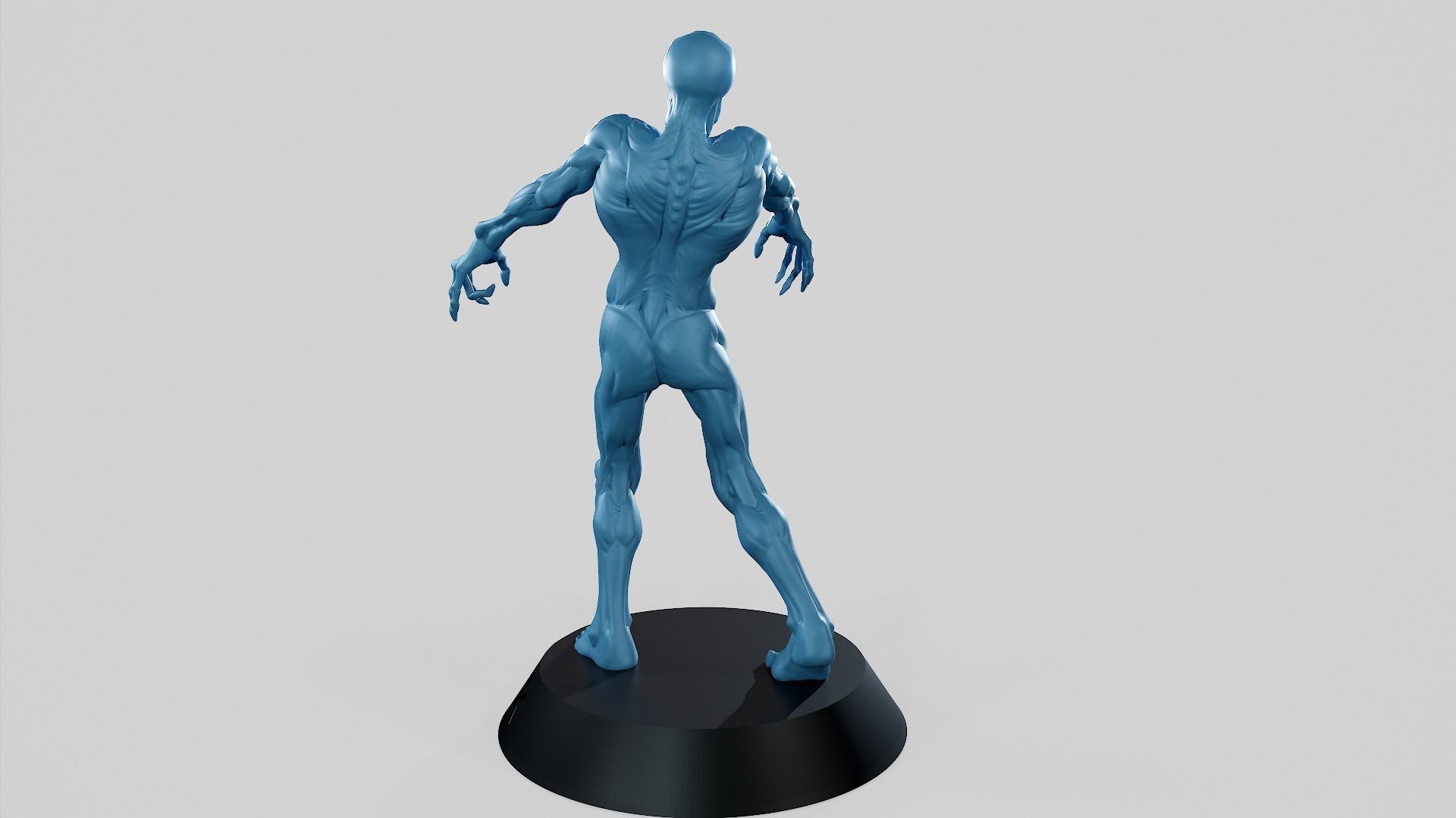 Zombie Undead Pose 04 3D print model_34