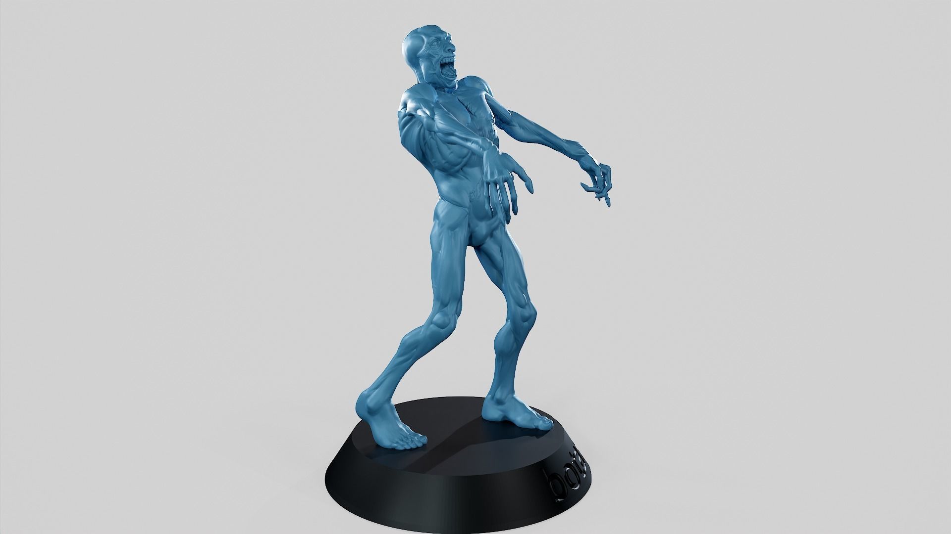 Zombie Undead Pose 04 3D print model_46