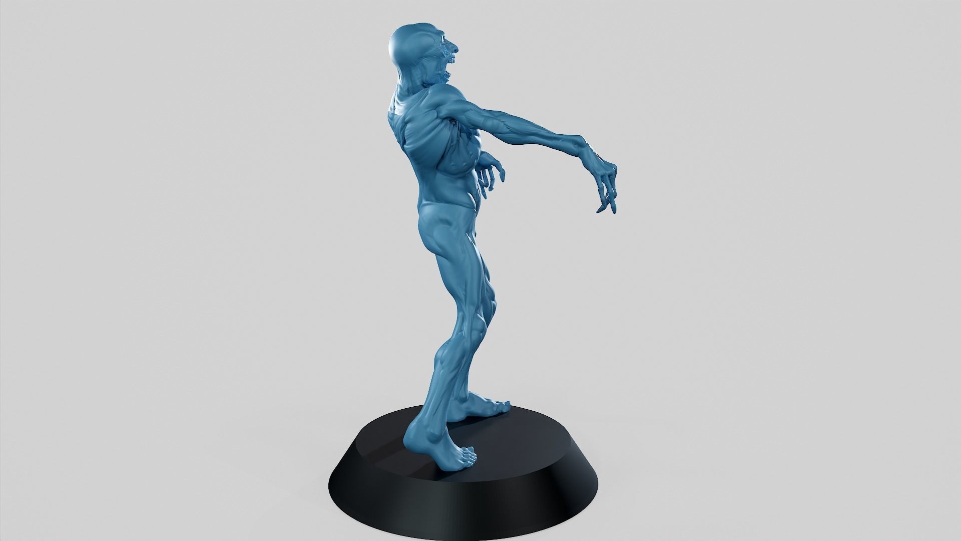 Zombie Undead Pose 04 3D print model_41