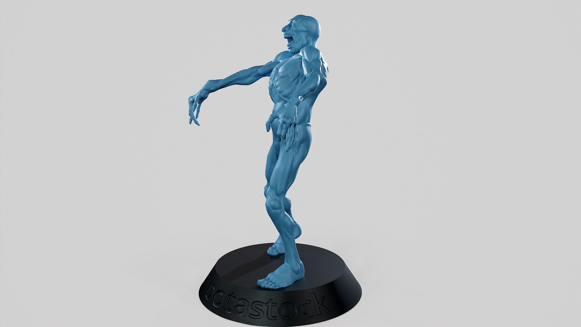 Zombie Undead Pose 04 3D print model_8