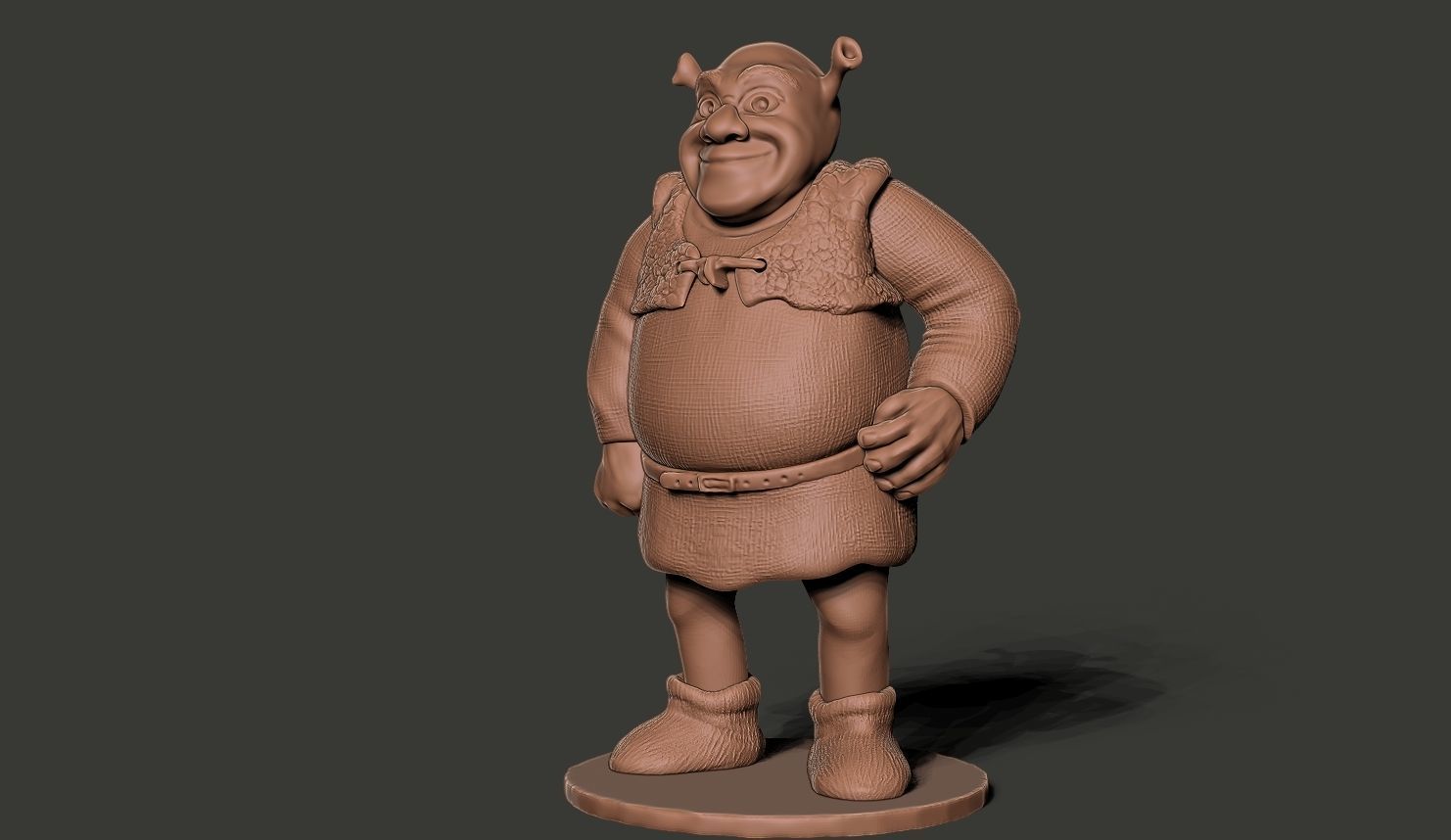 SHREK std mat 3D model 3D print model_6