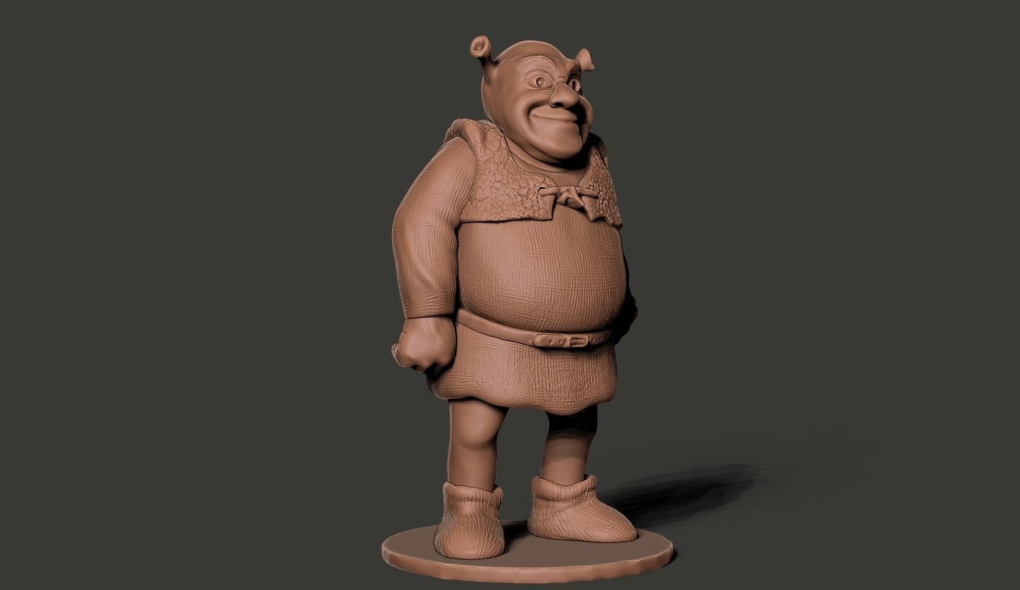 SHREK std mat 3D model 3D print model_1