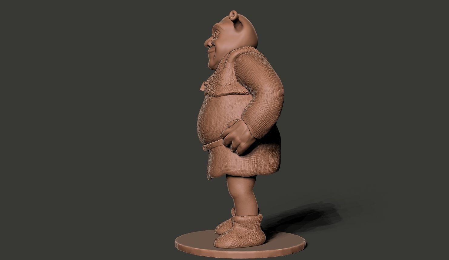 SHREK std mat 3D model 3D print model_5