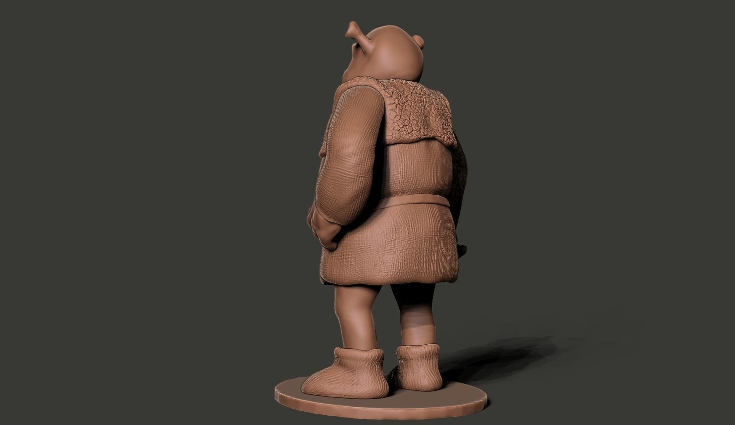 SHREK std mat 3D model 3D print model_4