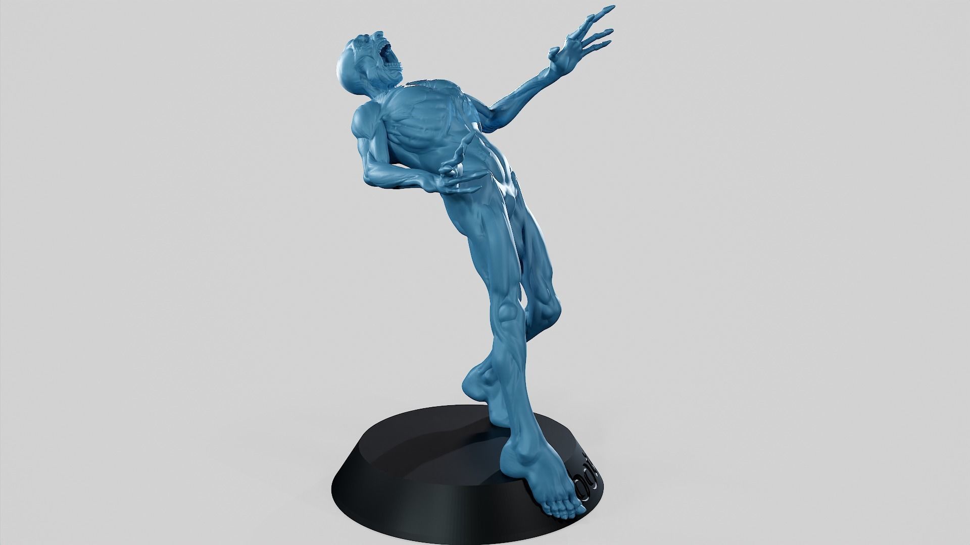 Zombie Undead Pose 05 3D print model_7