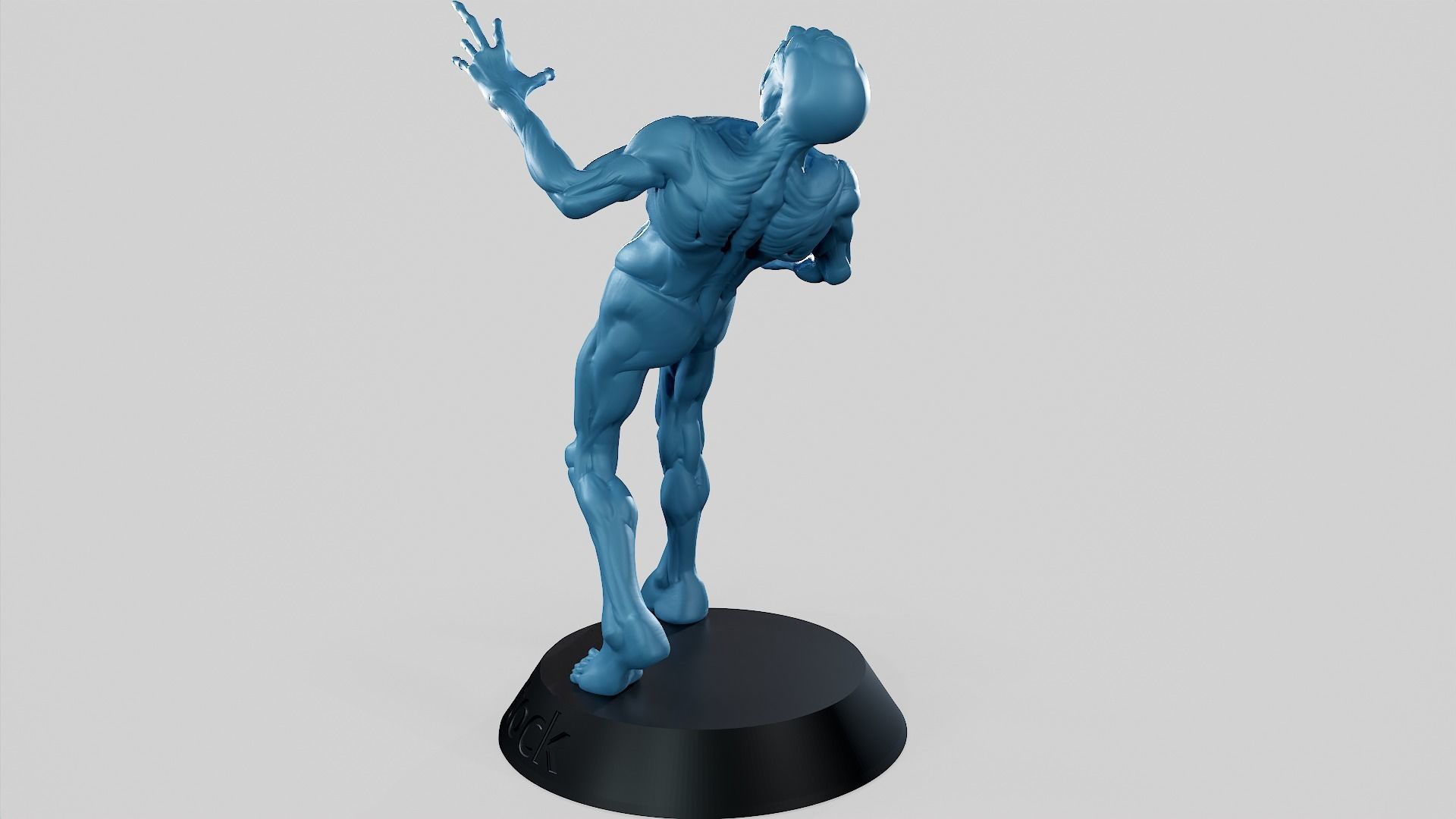 Zombie Undead Pose 05 3D print model_37