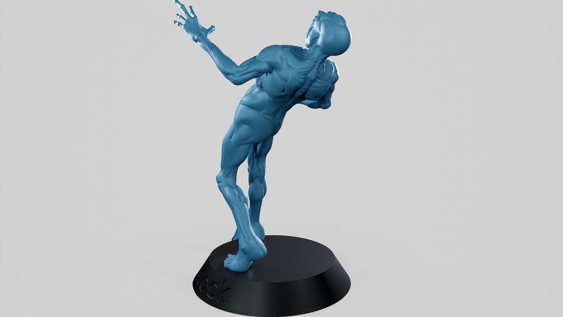 Zombie Undead Pose 05 3D print model_38
