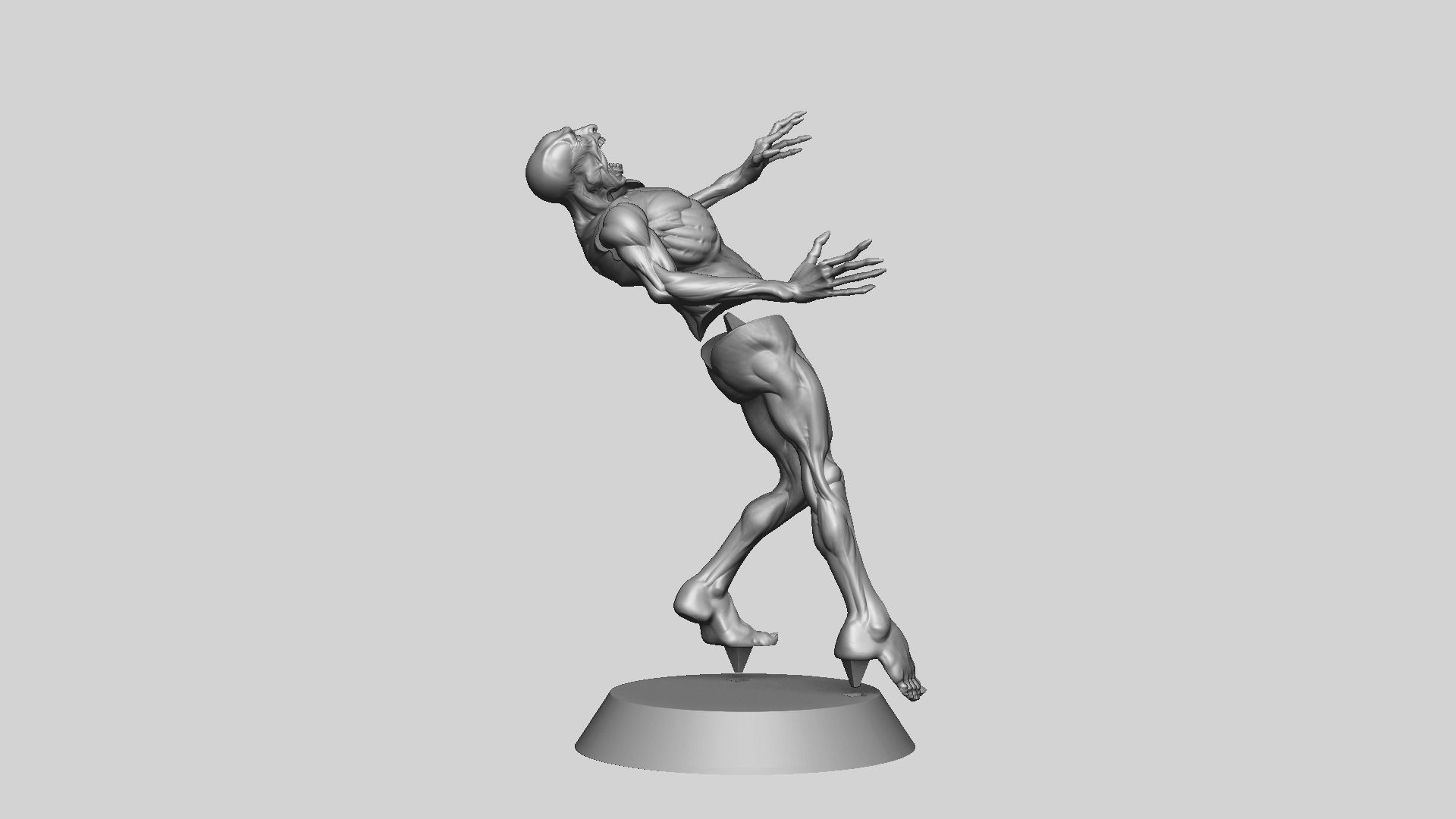 Zombie Undead Pose 05 3D print model_29