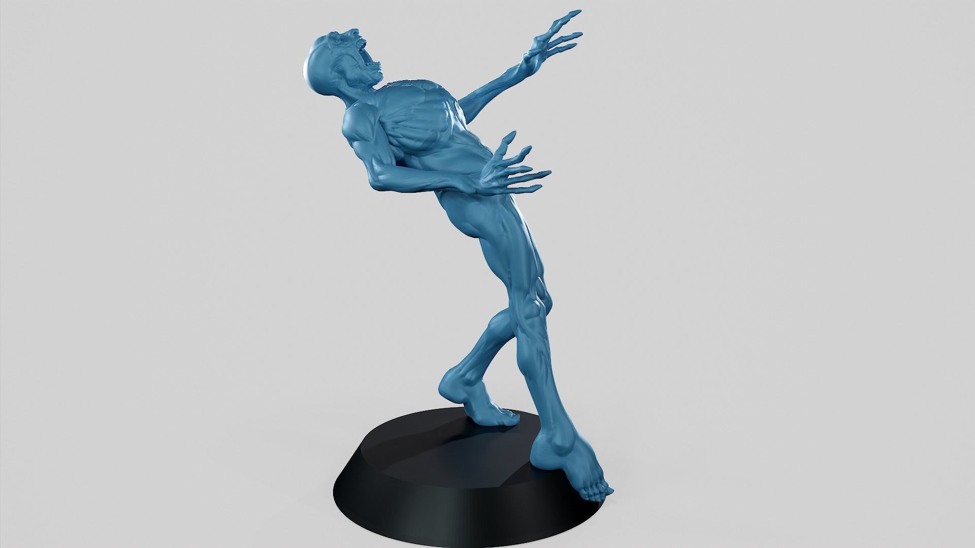 Zombie Undead Pose 05 3D print model_9