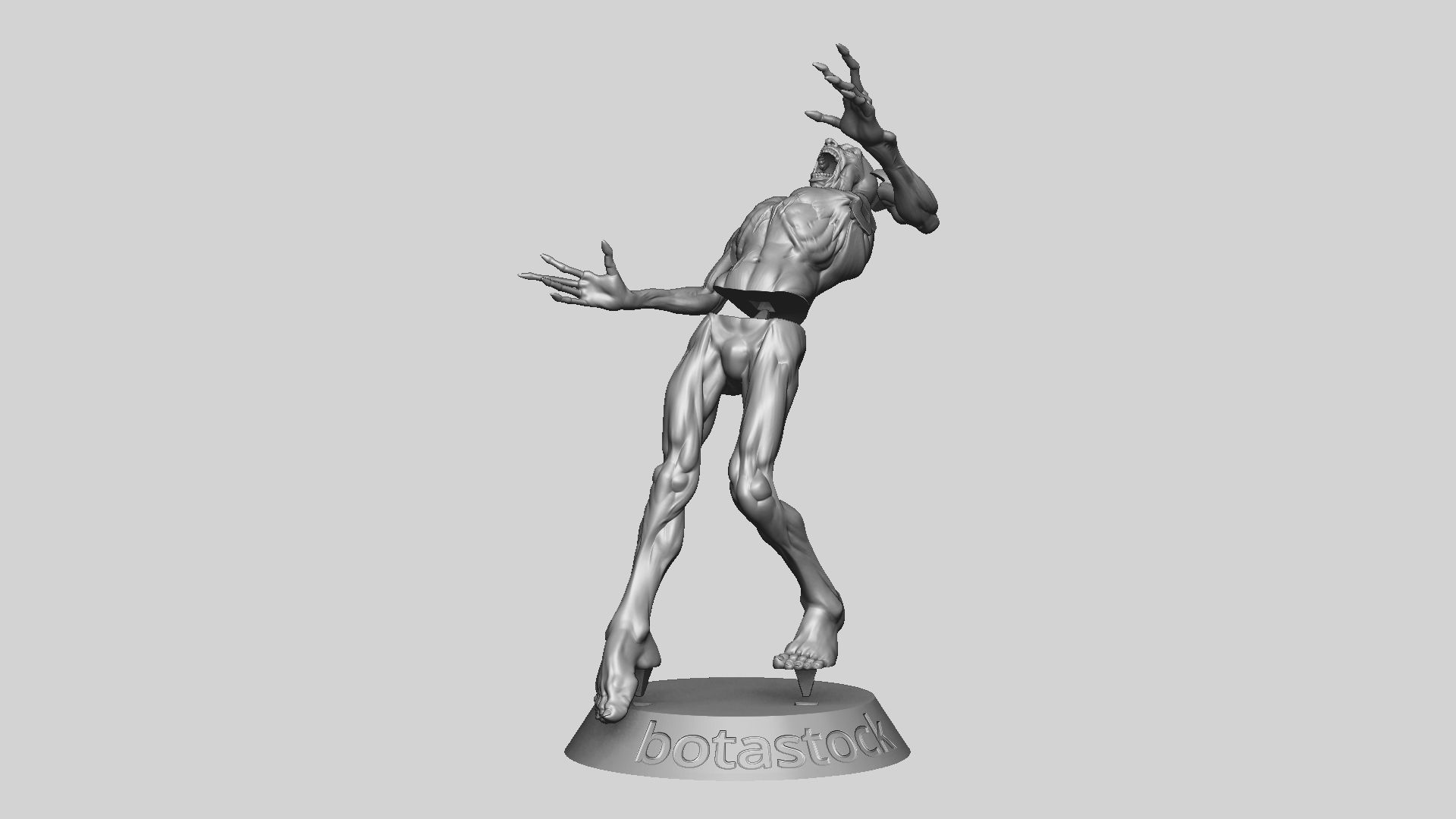Zombie Undead Pose 05 3D print model_19
