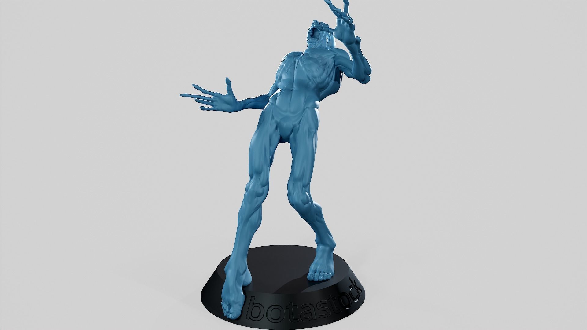 Zombie Undead Pose 05 3D print model_48